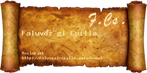 Faluvégi Csilla névjegykártya
